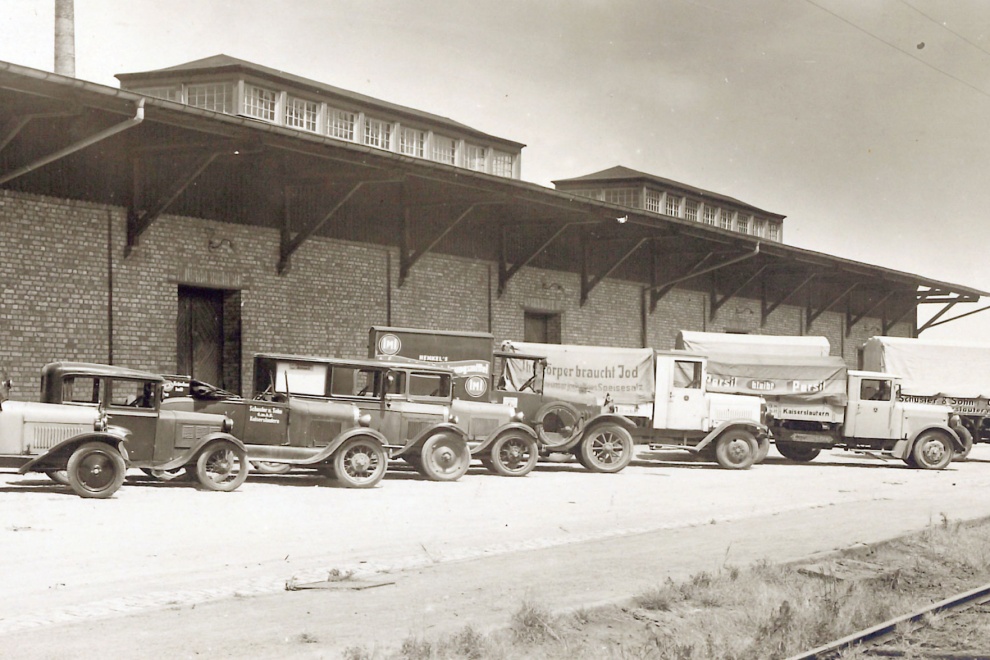 Schuster und Sohn Fuhrpark 1914